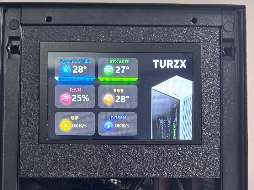 恩杰NZXT H1 V1版5寸副屏固定支架| screen mounting bracket