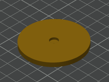 52mm disc with 7mmx2mm Recession