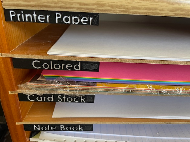 Paper Labels