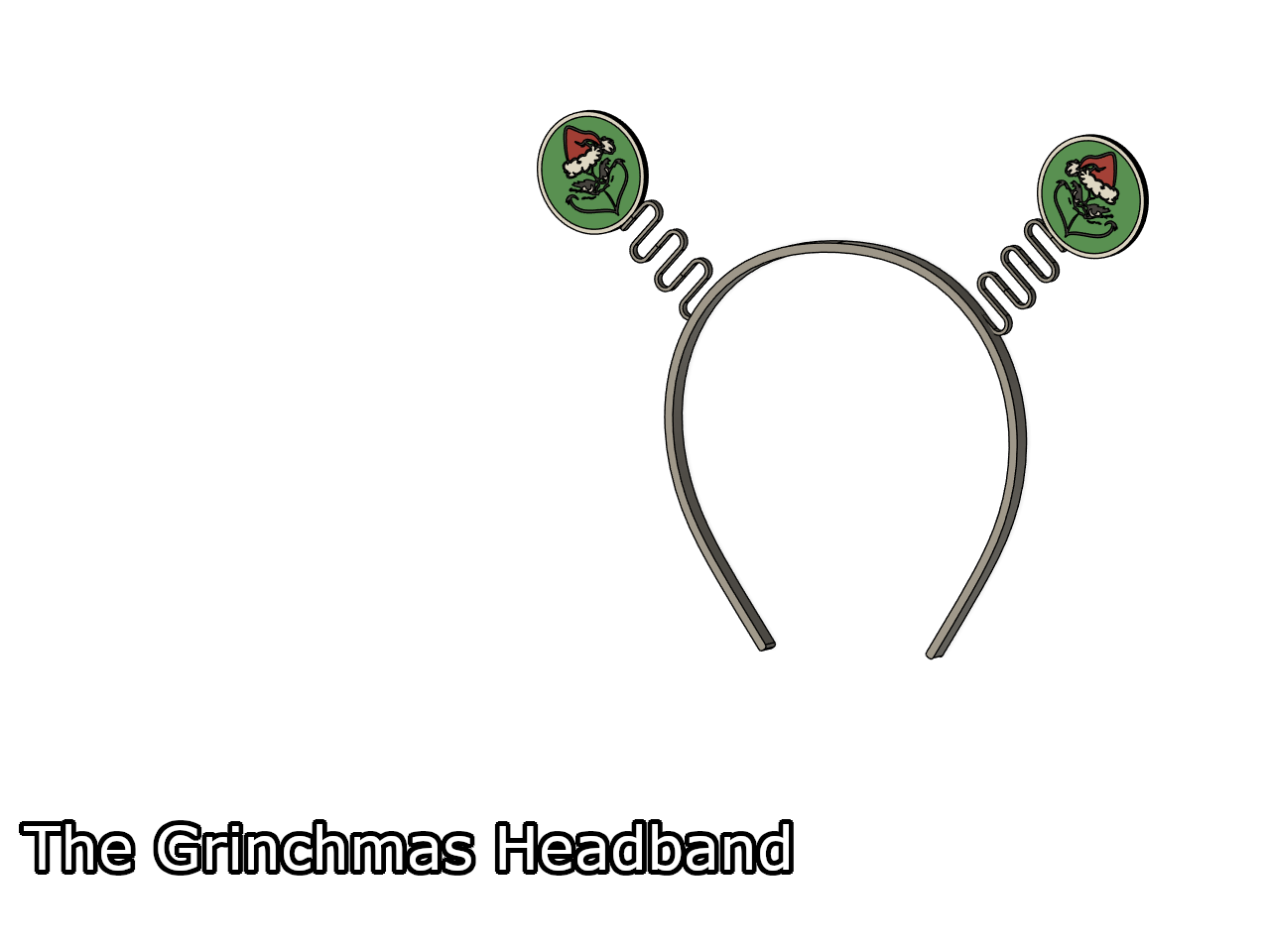 The Grinchmas Headband