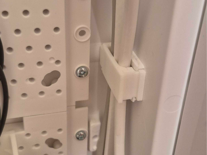 Cableclip for Hager network cabinet