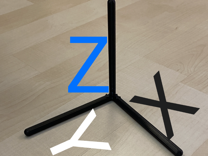 Tangible X-Y-Z Axis Model for Classrooms & Labs