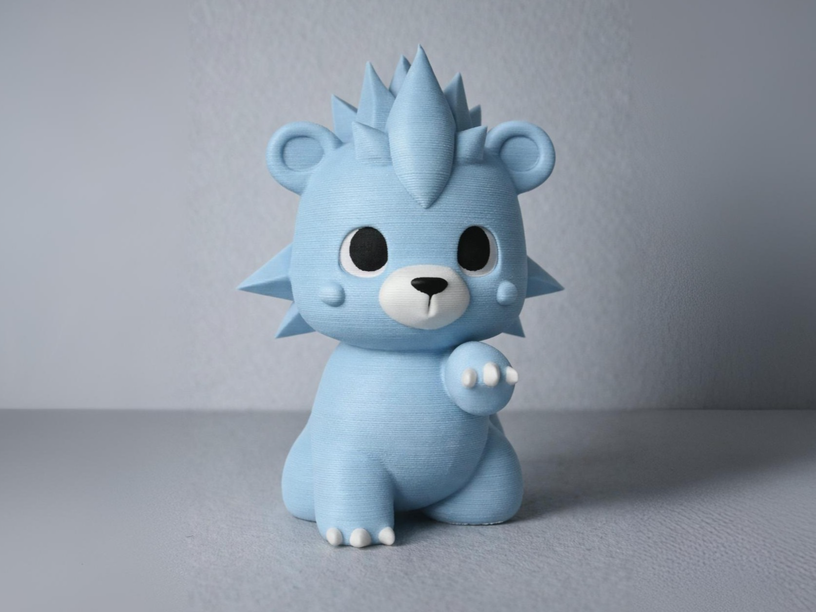 Frost-coated Bear with an Icy Mane and Claws