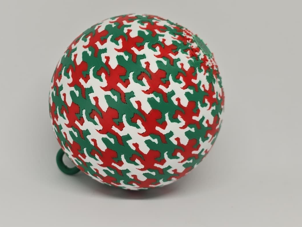 Christmas Ornament M C Escher  for H2c and H2D