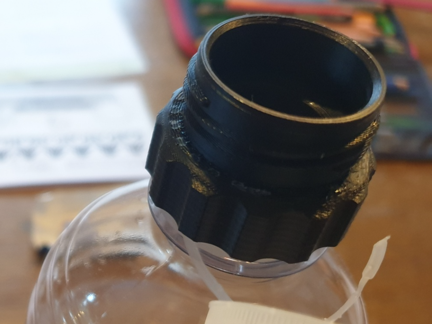 PET Water Bottle Neck Size Adaptor Cap Dispenser