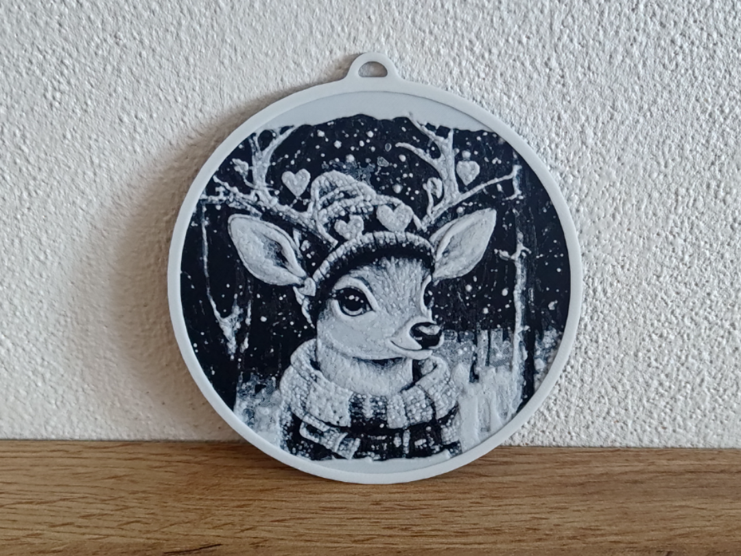 Christmas deer Bambi (even without AMS)