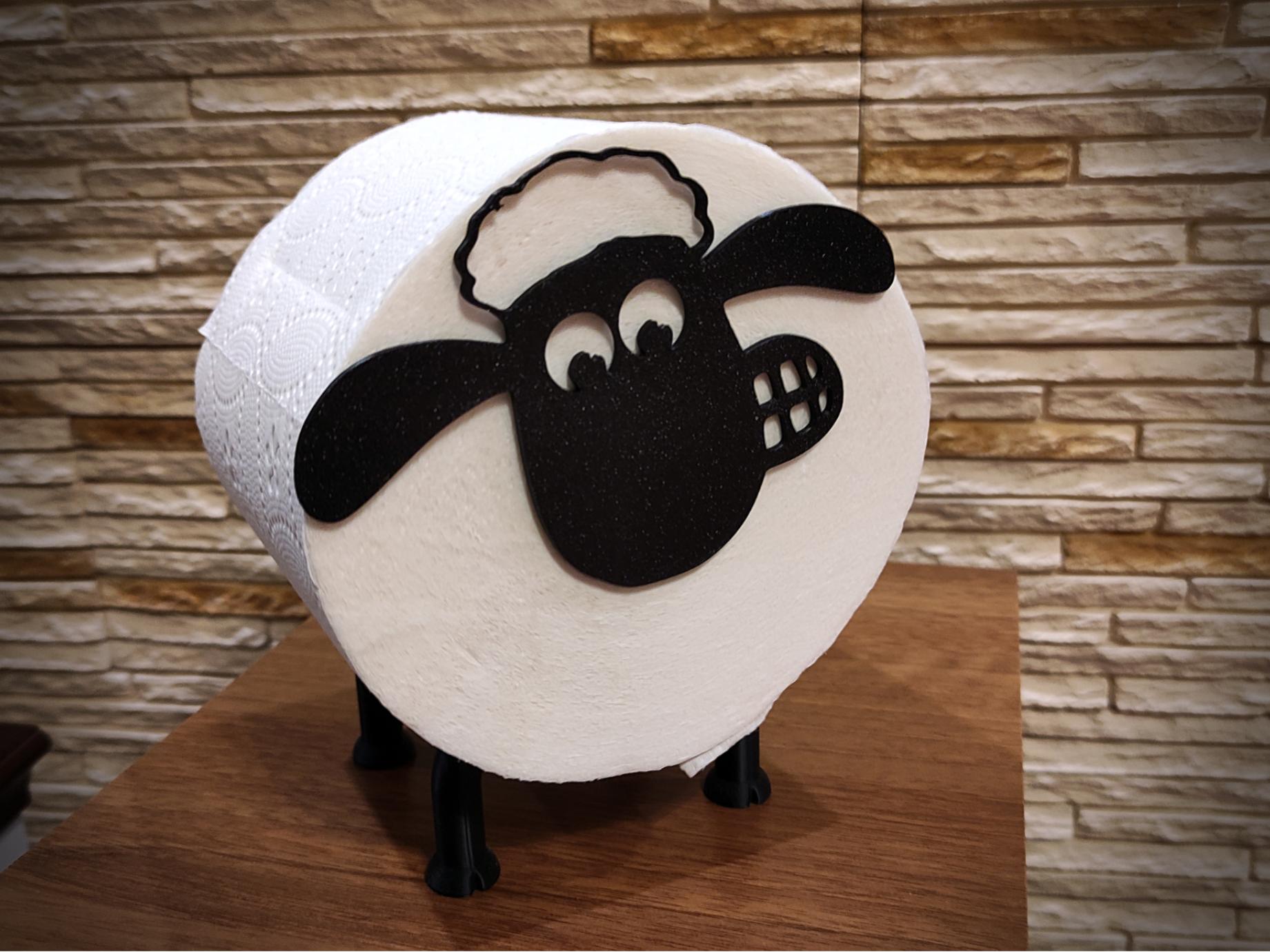 Shaun the Sheep Toilet Paper Roll Holder v5