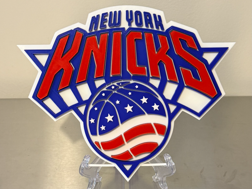 New York Knicks Logo in Red-White-Blue