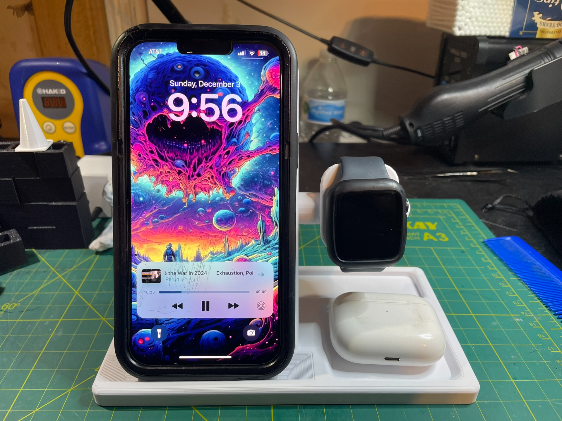 Phone & Accessories Station/Holder