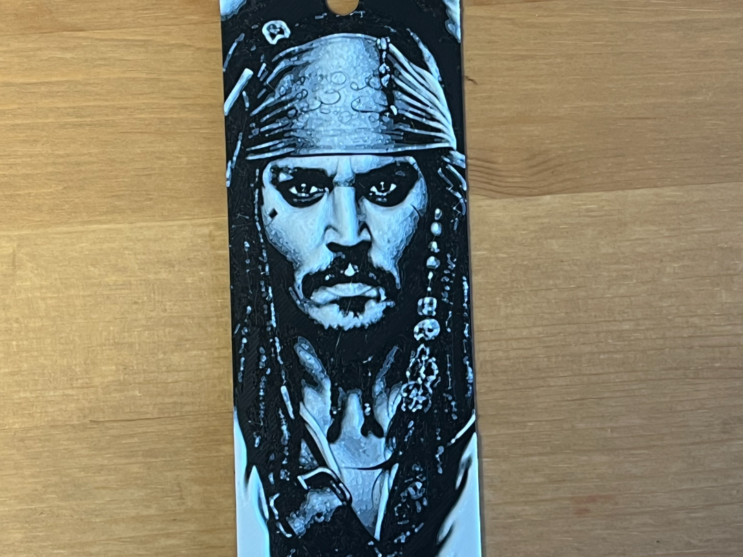captain jack sparrow bookmark