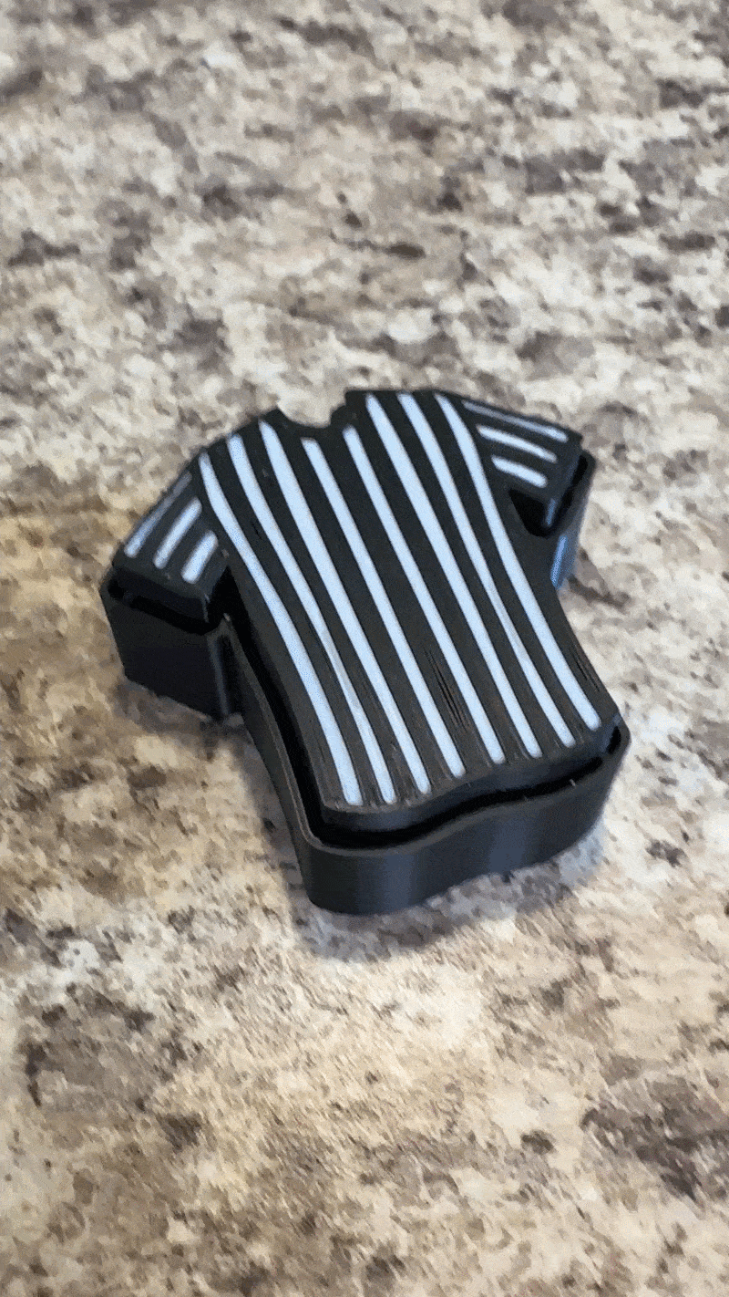Referee Shirt Fidget Clicker