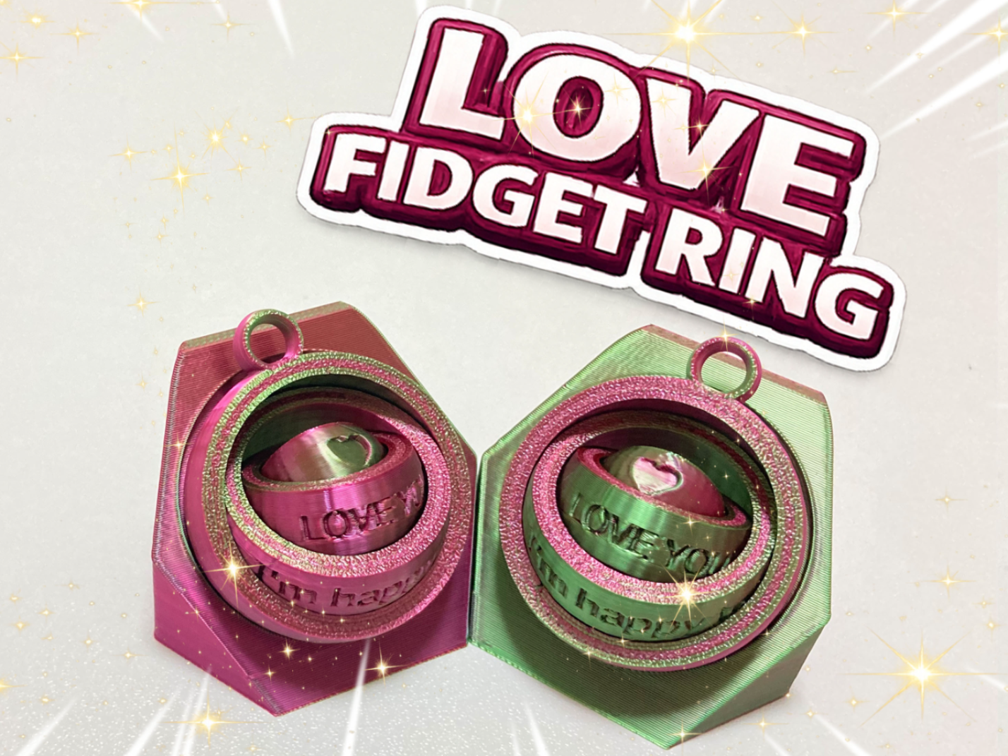 LOVE RING＿リング　フィジット　台座付き＿吉田工房