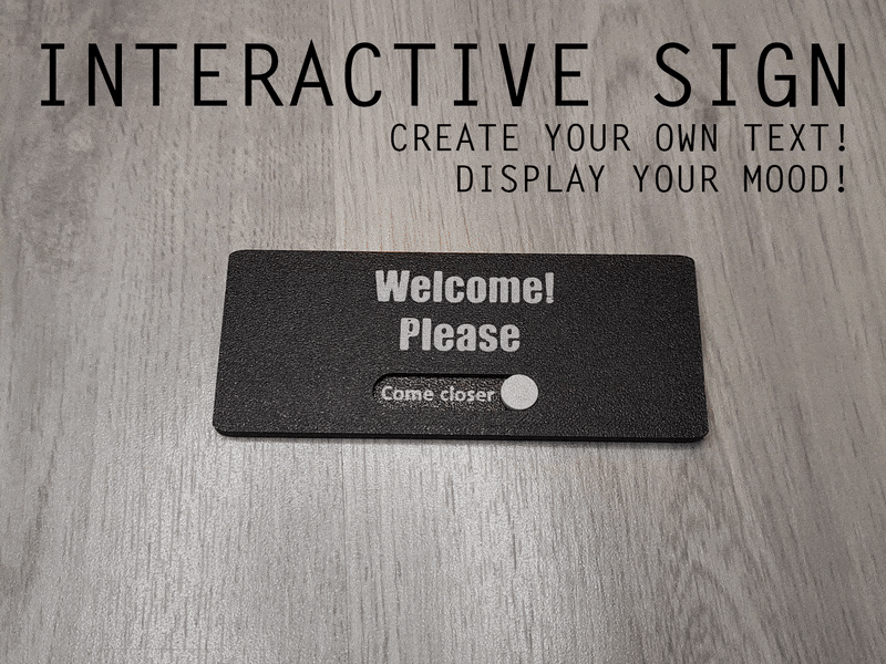 Interactive sign