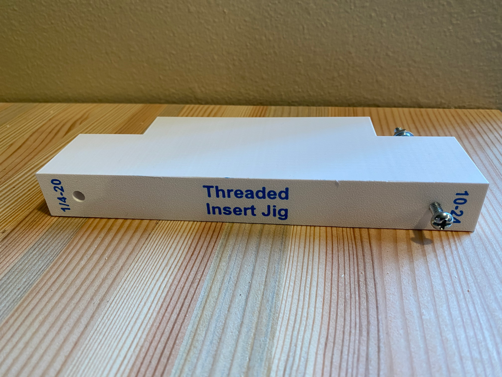 Threaded Insert Installation Jig