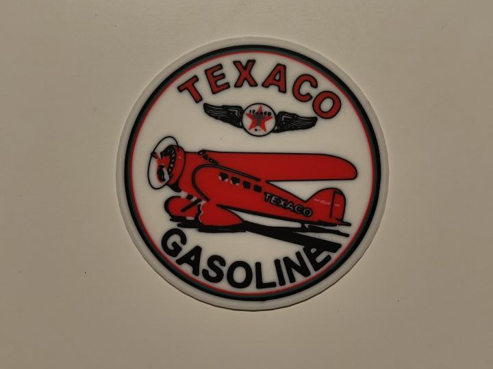 texaco gasoline coaster