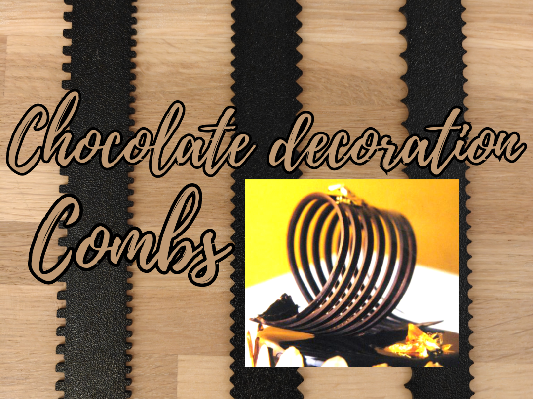 Chocolate/Cake decoration combs