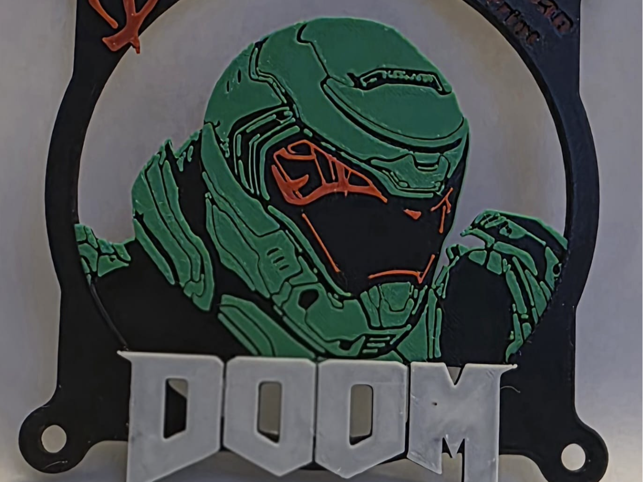 Doom Slayer 120 mm Fan Cover/ grill