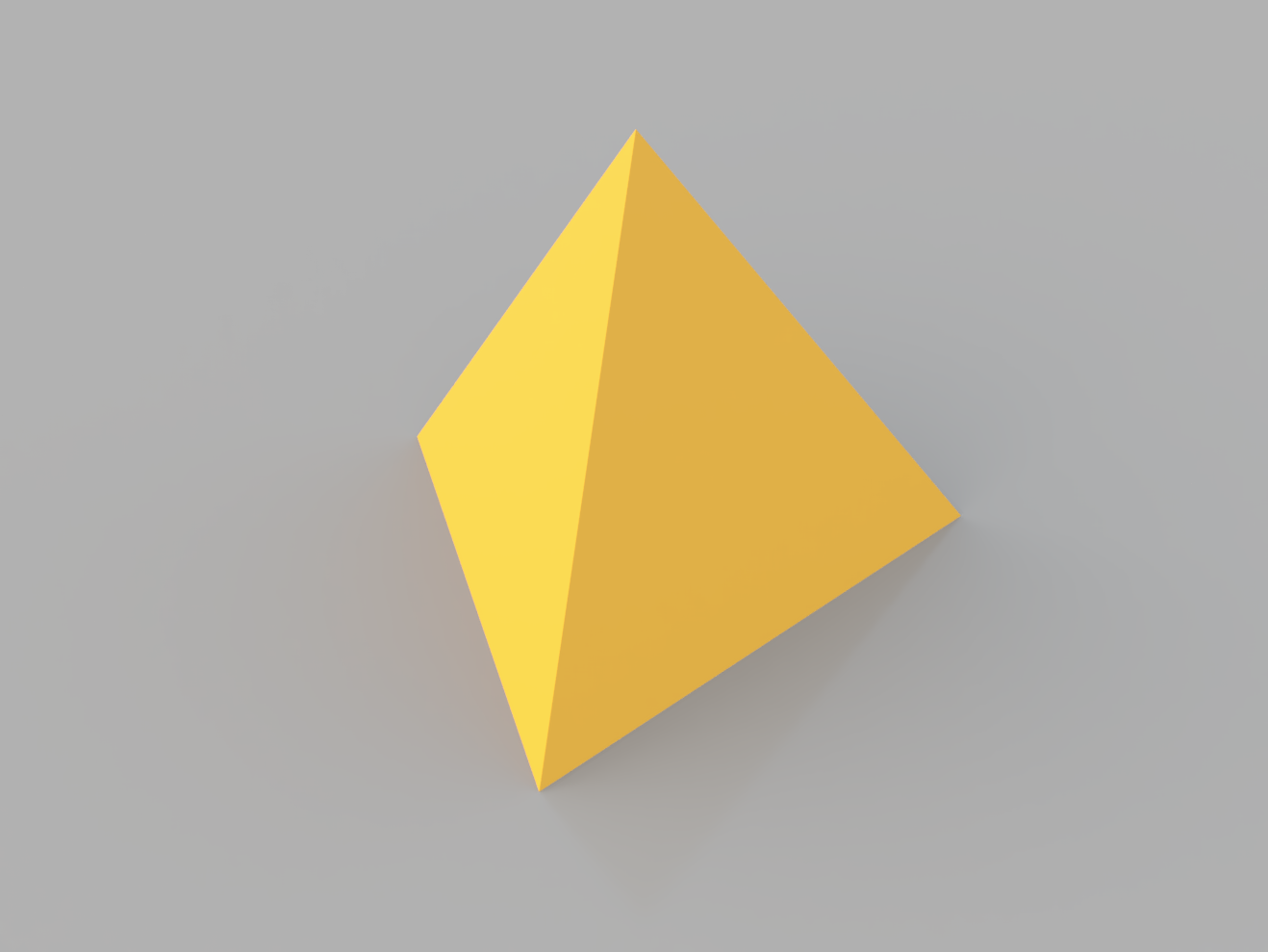 Low Poly Spheres: Tetrahedron