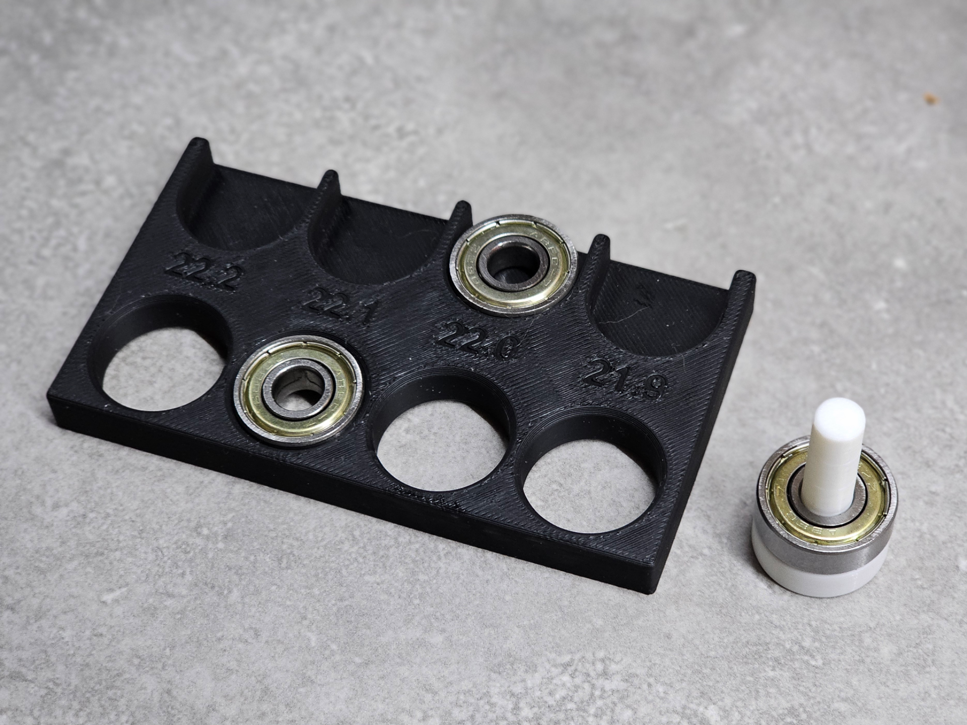Bearing testing jig - 608 / 608z / 608zz