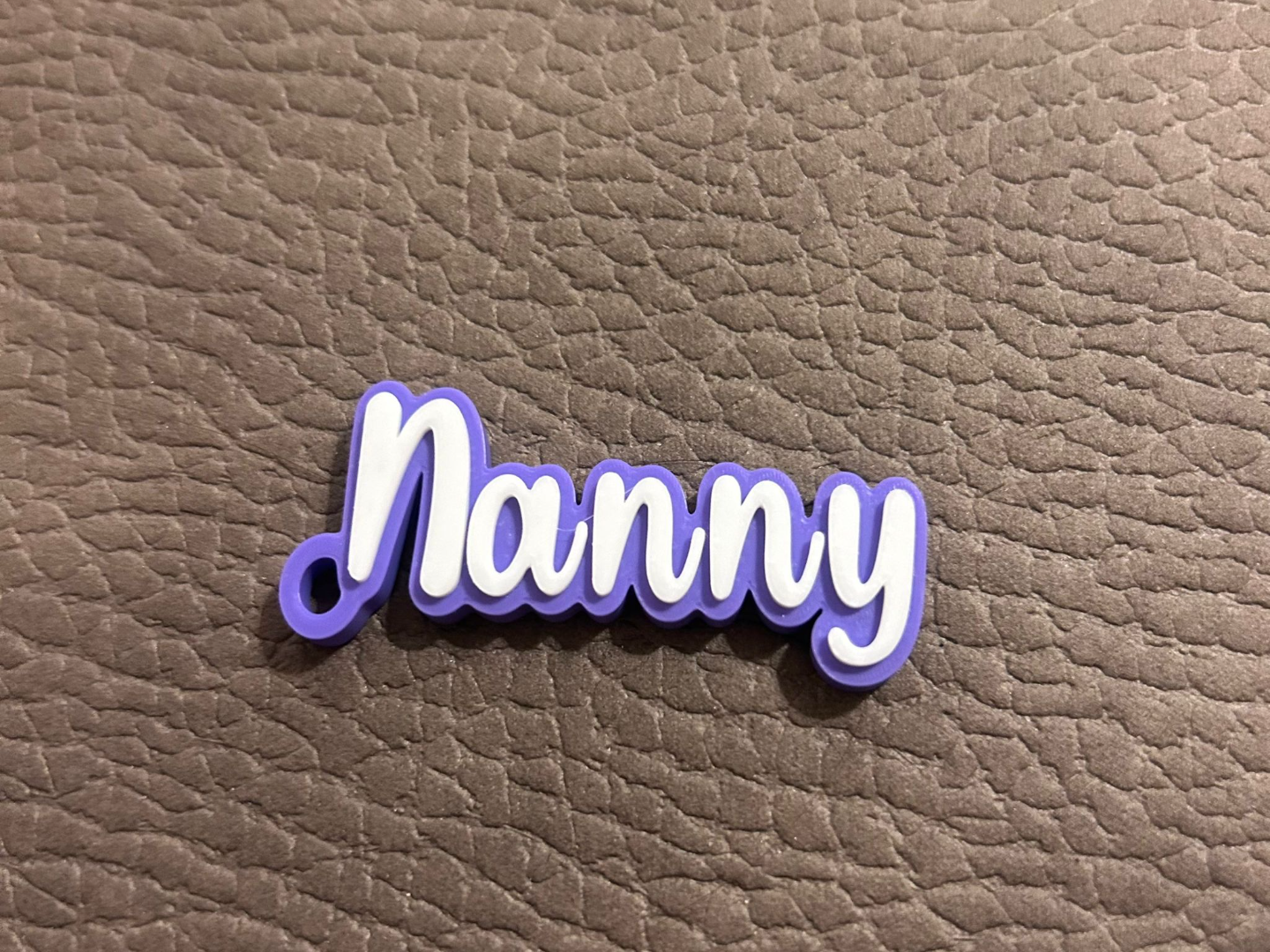 Nanny name keychain