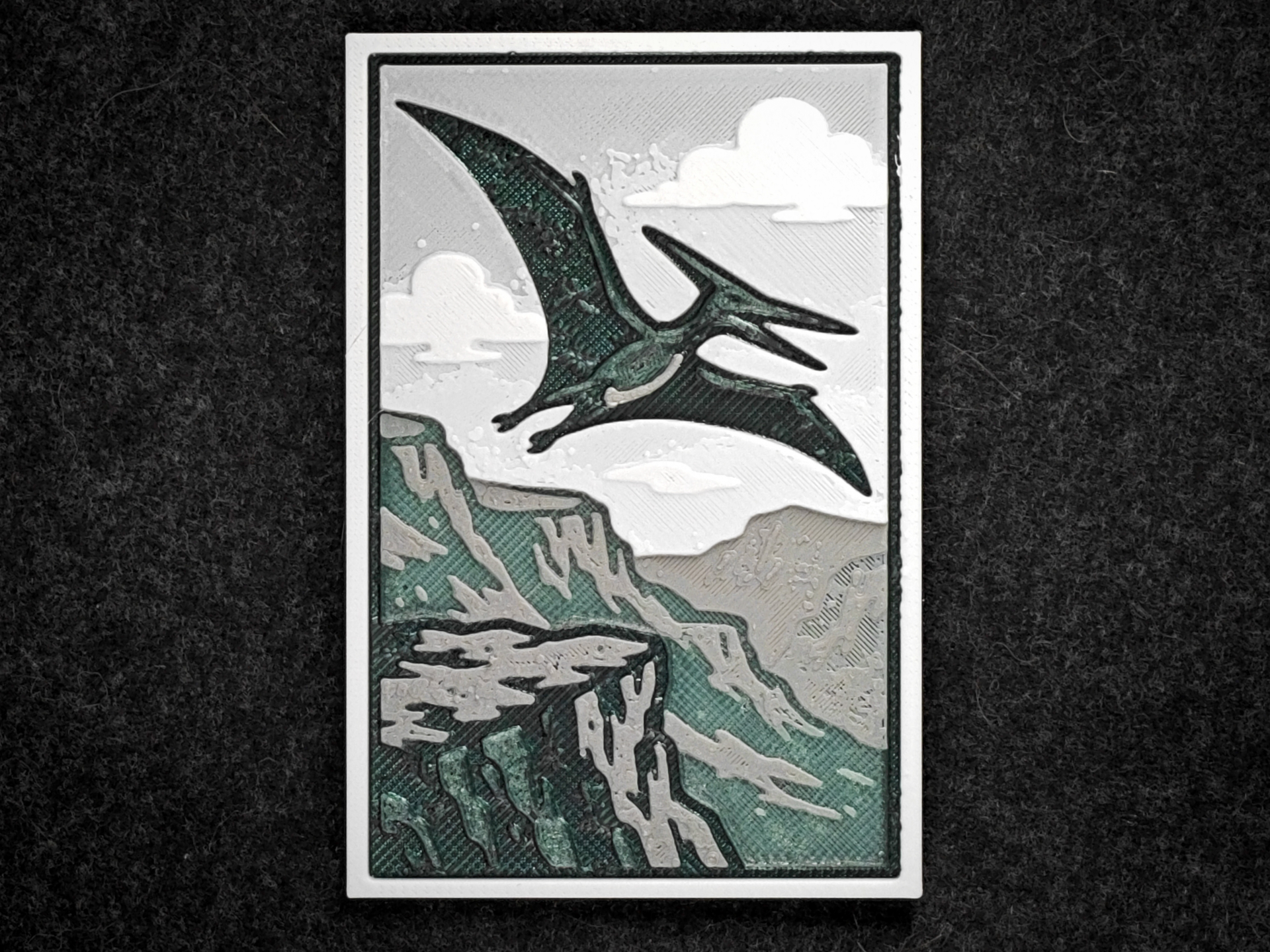 Pterodactyl flying