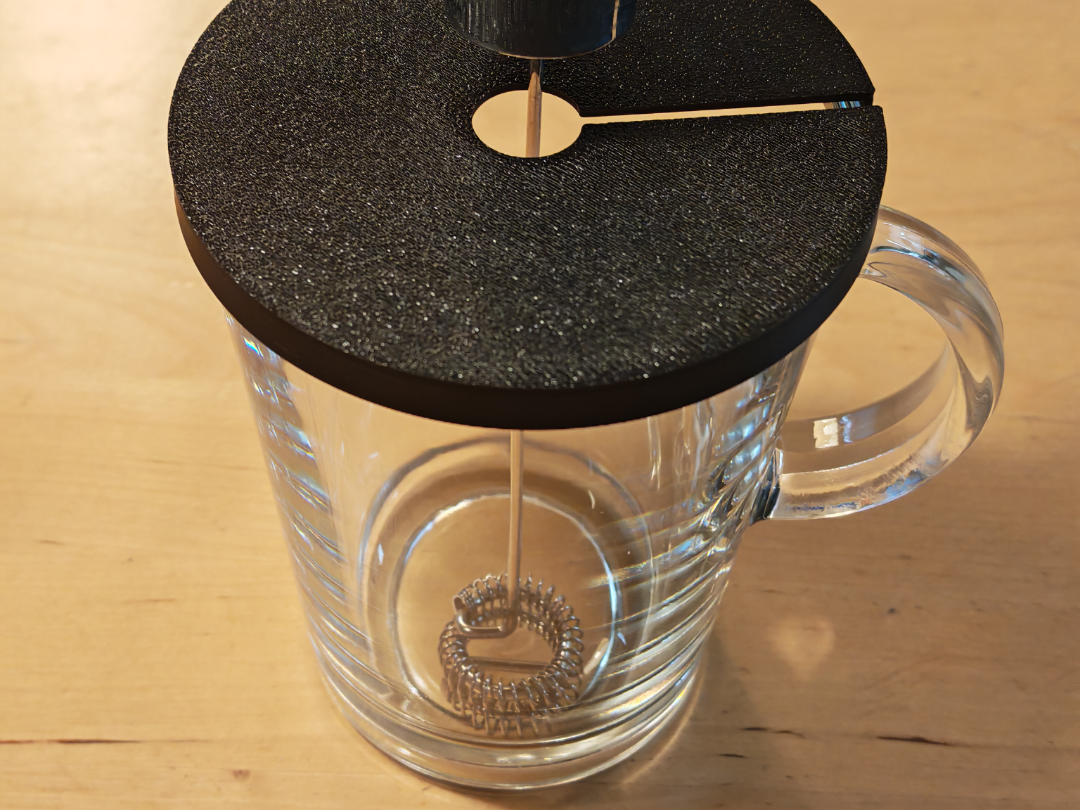 Milchaufschäumer Spritzschutzdeckel