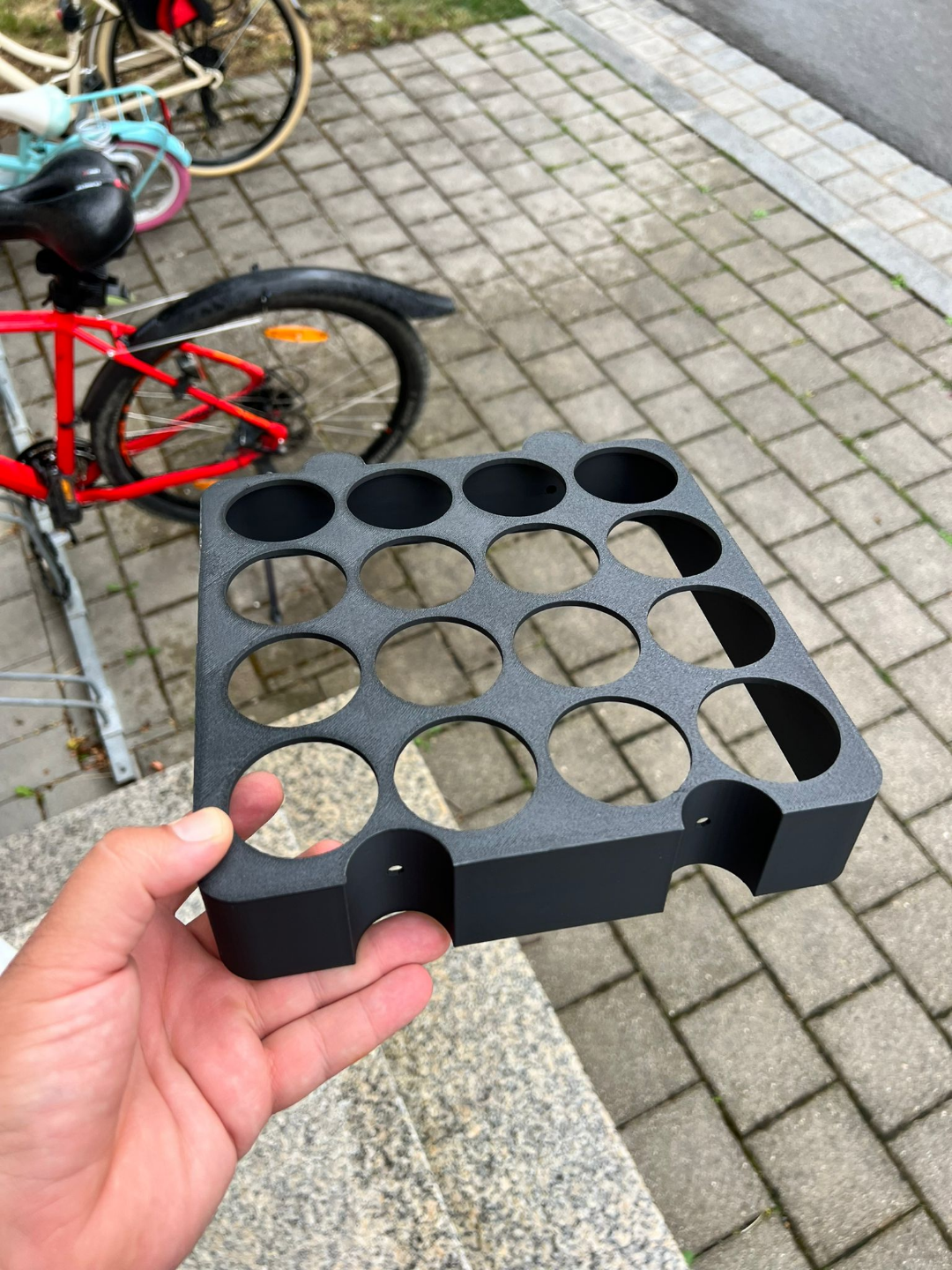 Simple Silicone Tube Rack 16pcs