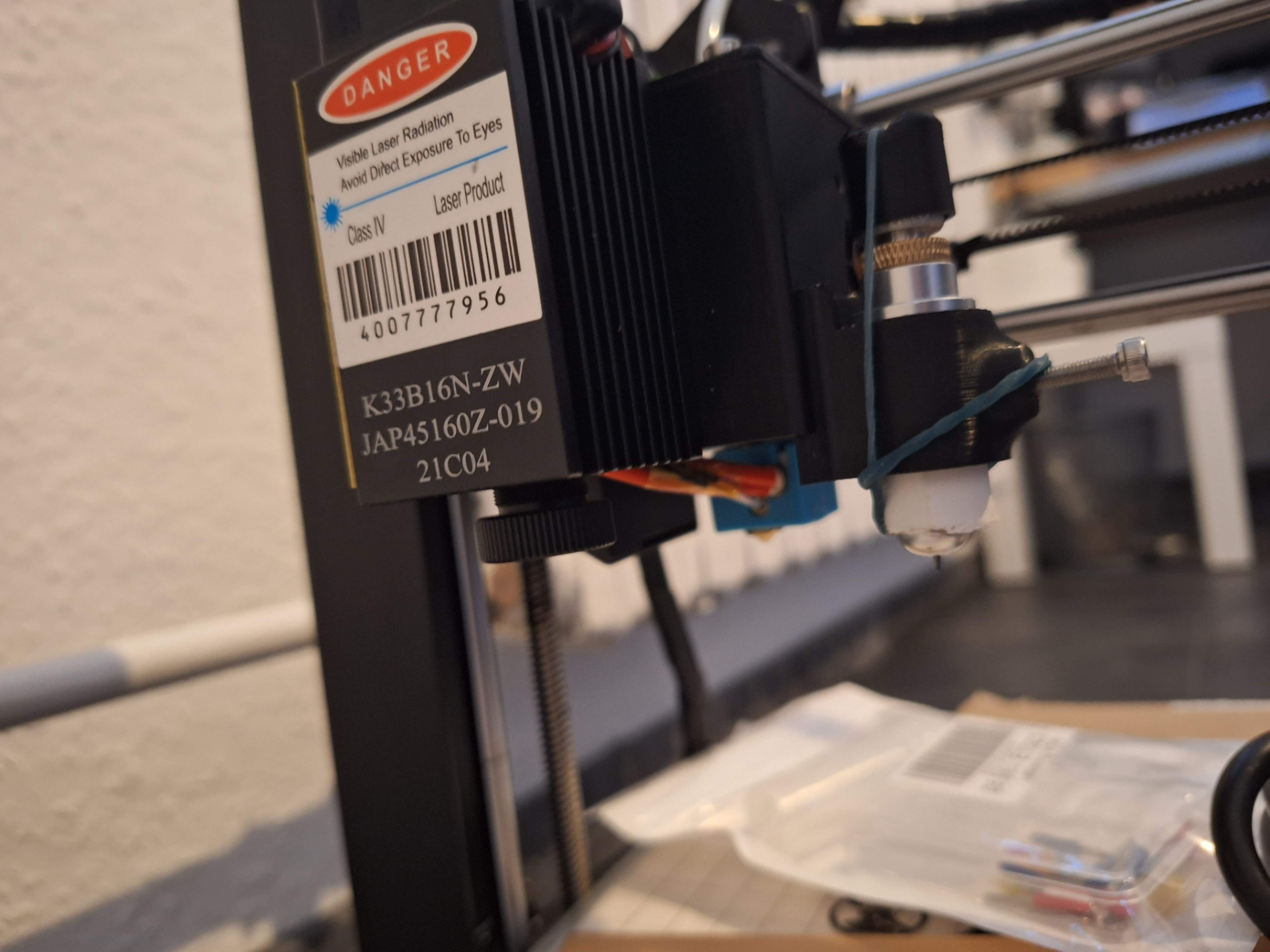 AnyCubic i3 Mega vinyl cutter and Laser Mount