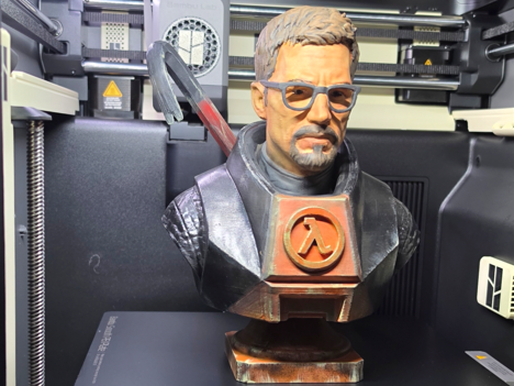 Gordon Freeman Bust - Half-life Fan Art