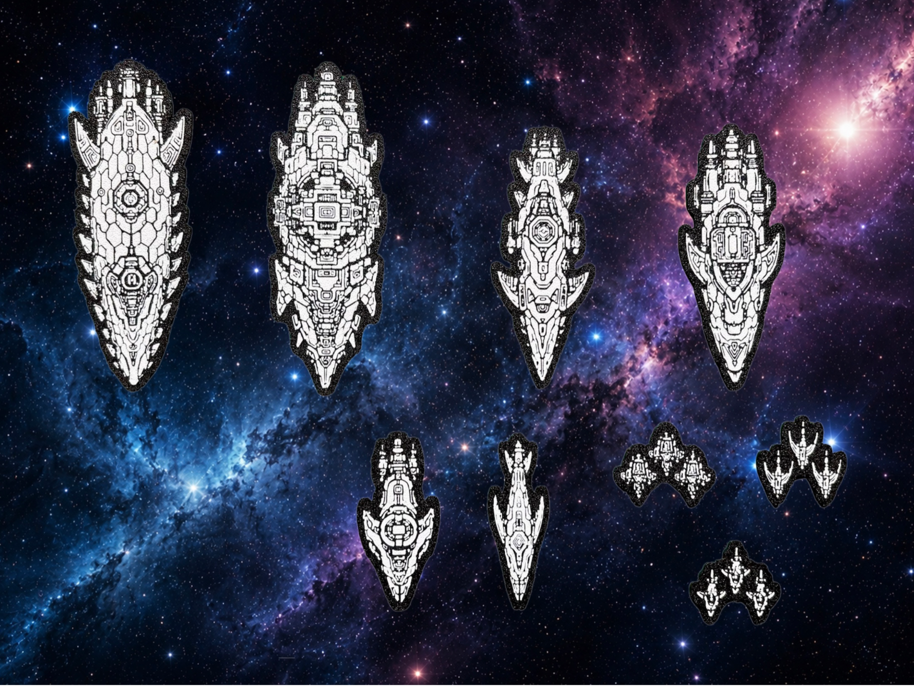Warfleets - Saurian Starhost Fleet (OPR)