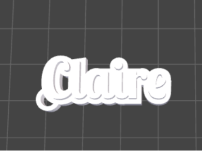 Claire Keychain