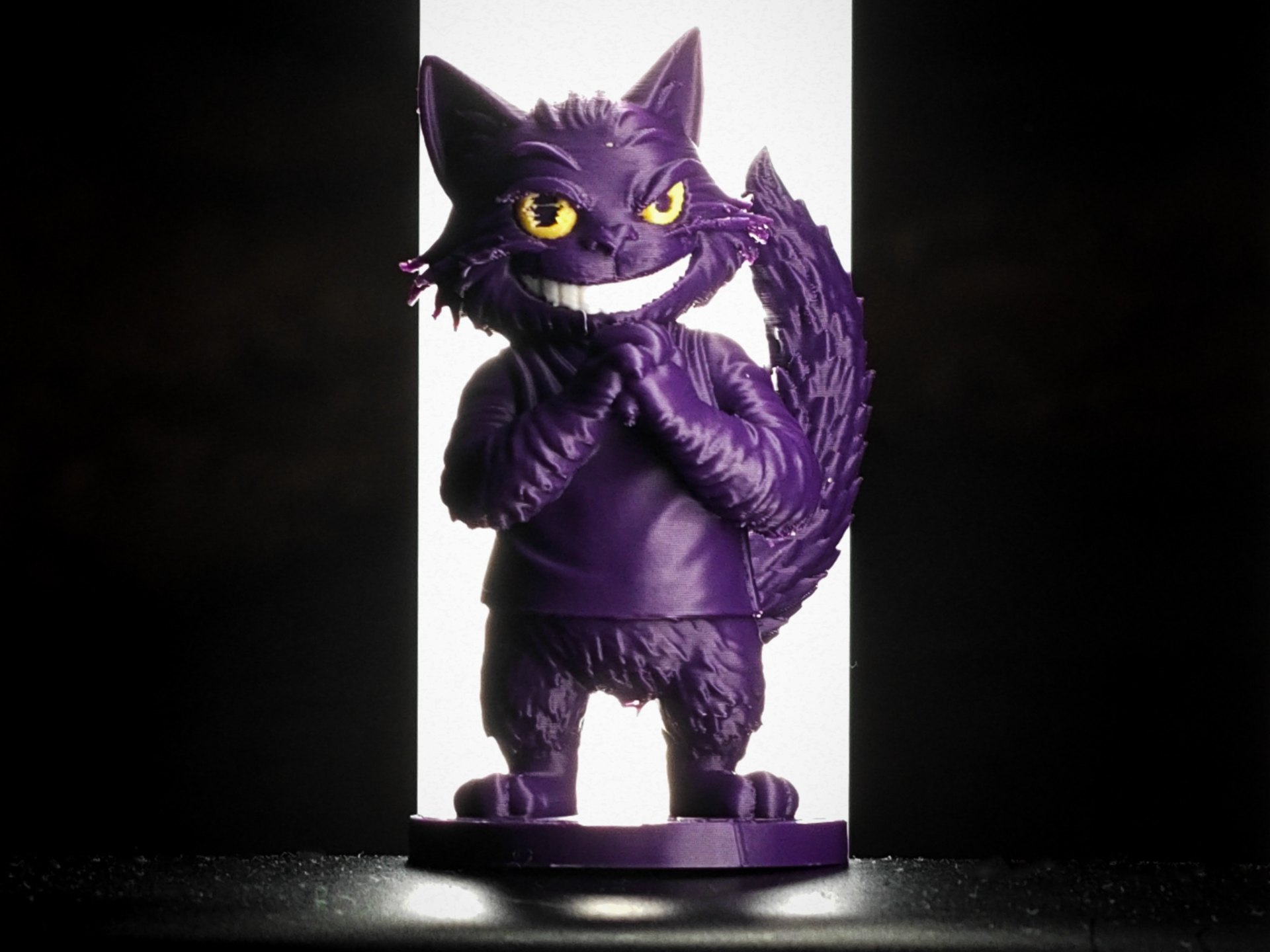 Cheshire Cat: Scheming Pose Figurine