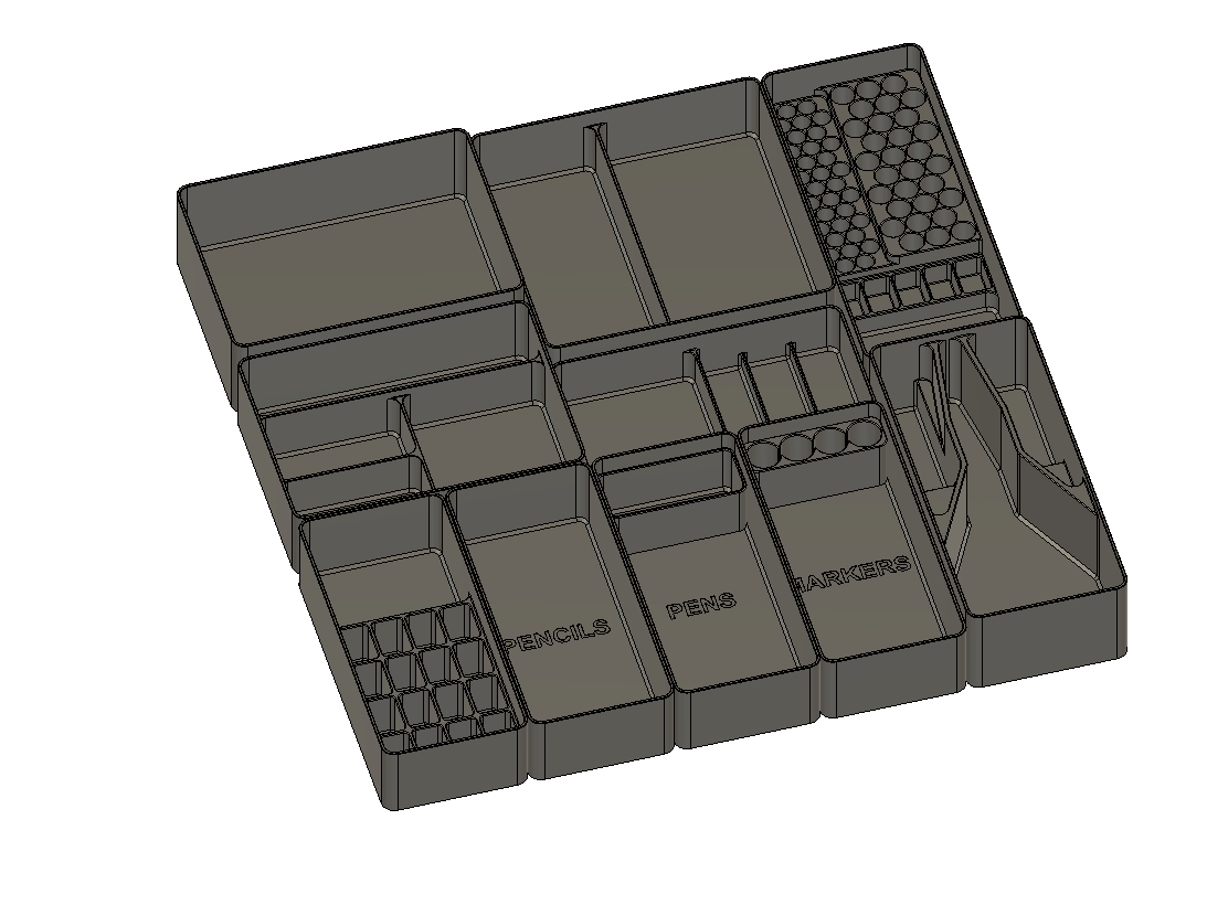 Kitchen and Office Junk Drawer Organizer