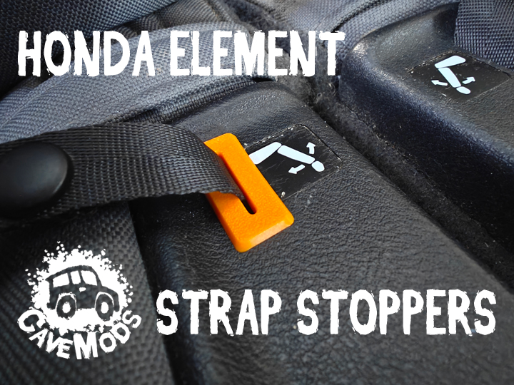 CaveMods - Honda Element - Strap Stoppers
