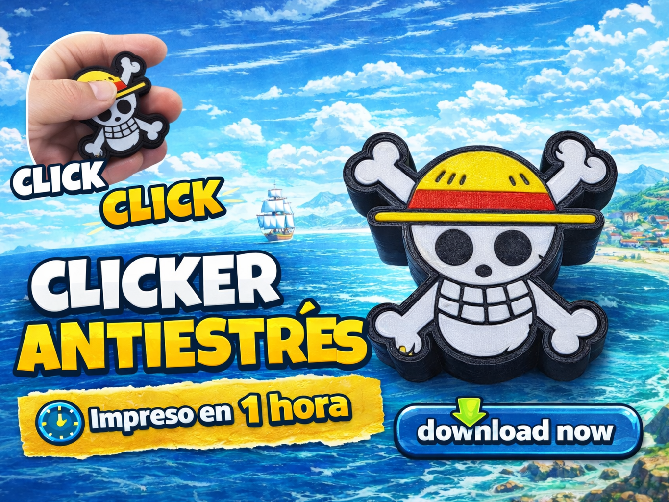 clicker/pulsador antistres