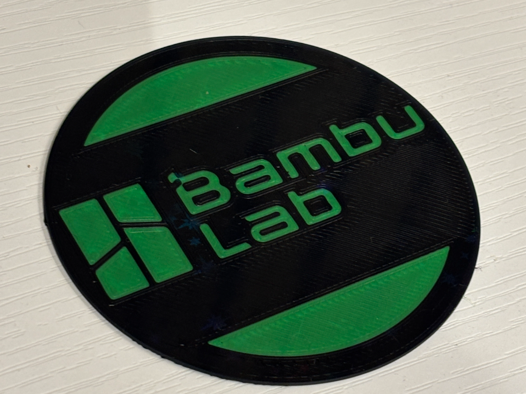 Sous verre avec logo Bambulab