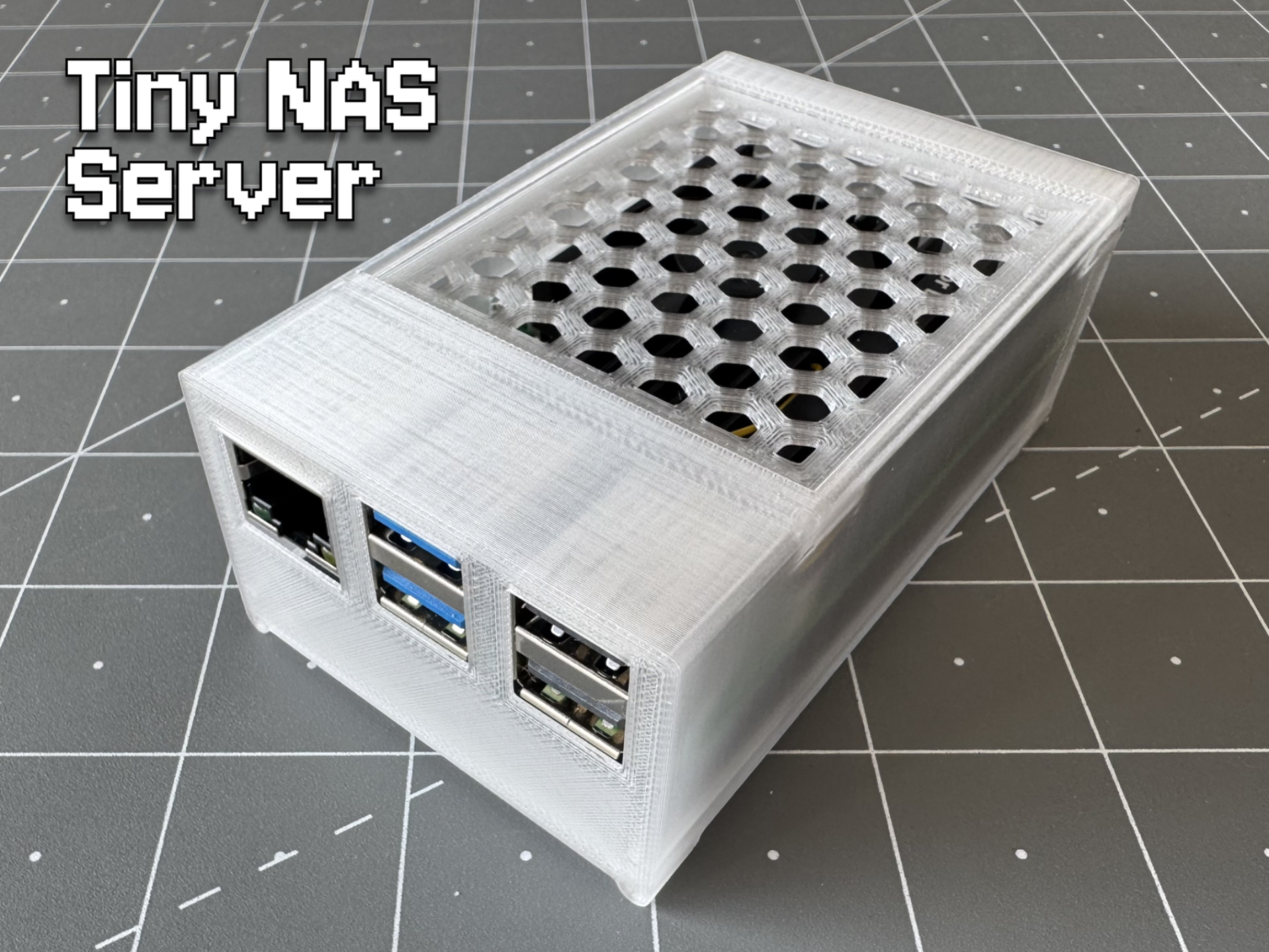 Tiny NAS Server: Pimoroni NVMe Duo case