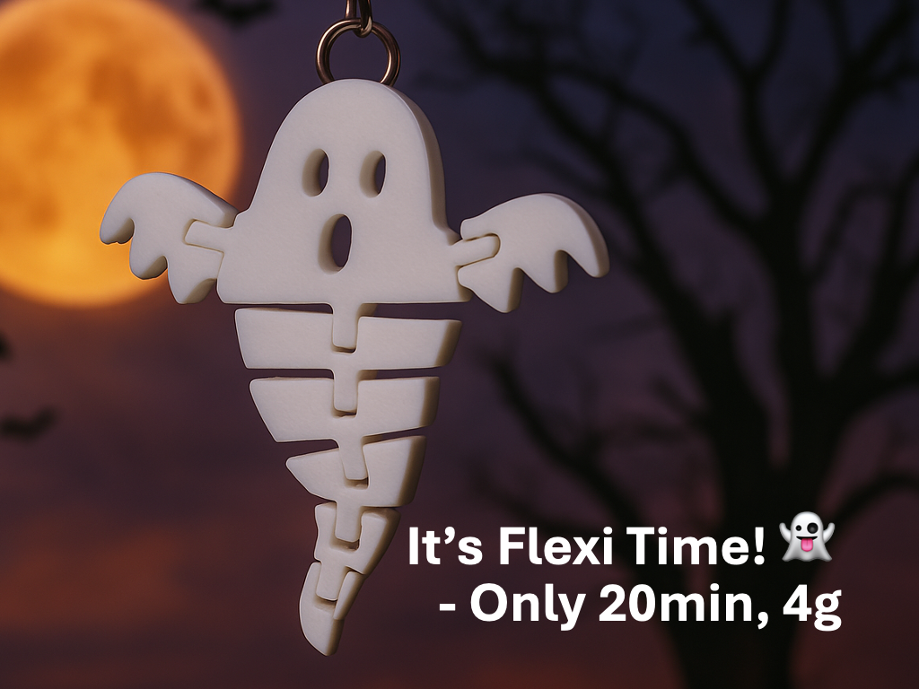 Flexi Ghost - Keychain
