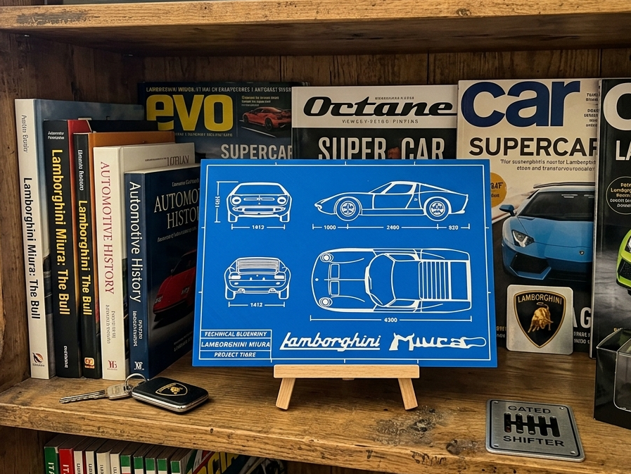 Lamborghini Miura - Blueprint
