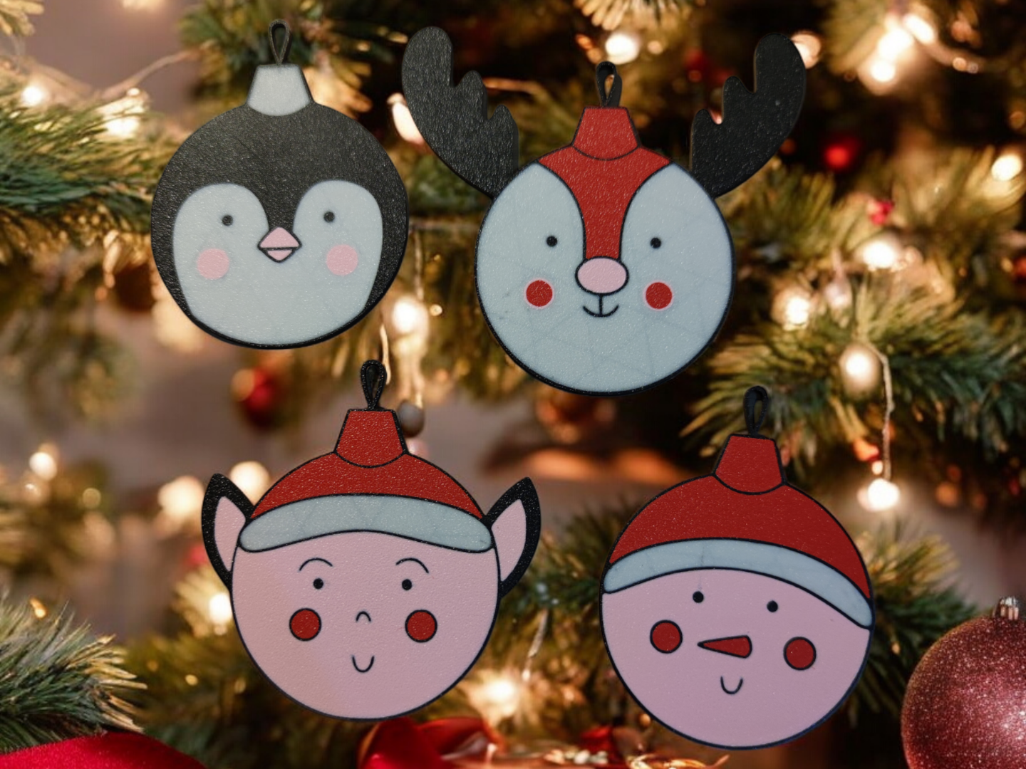 Christmas Ornaments - Festive Characters