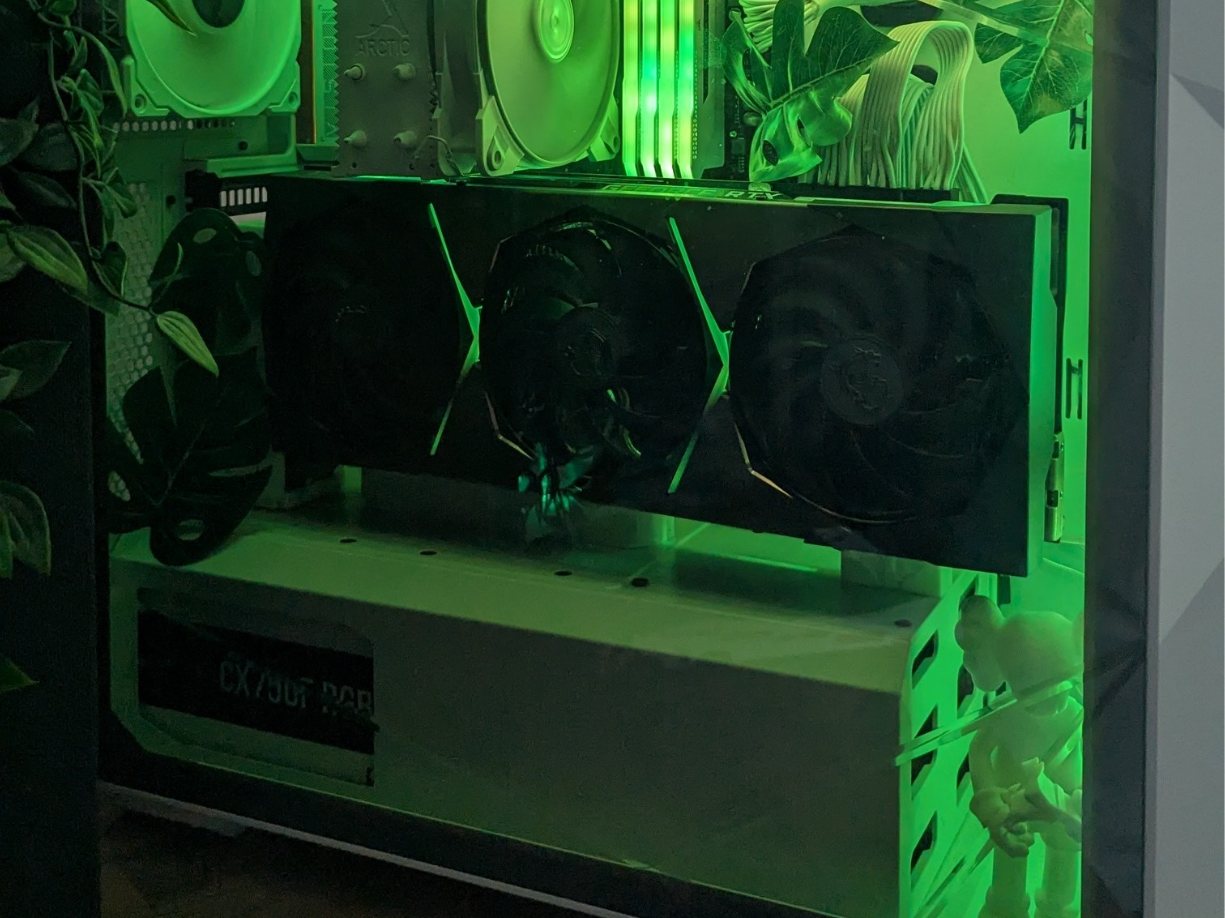 vertical gpu holder ABYSM Gaming PCIe 4.0.gcode