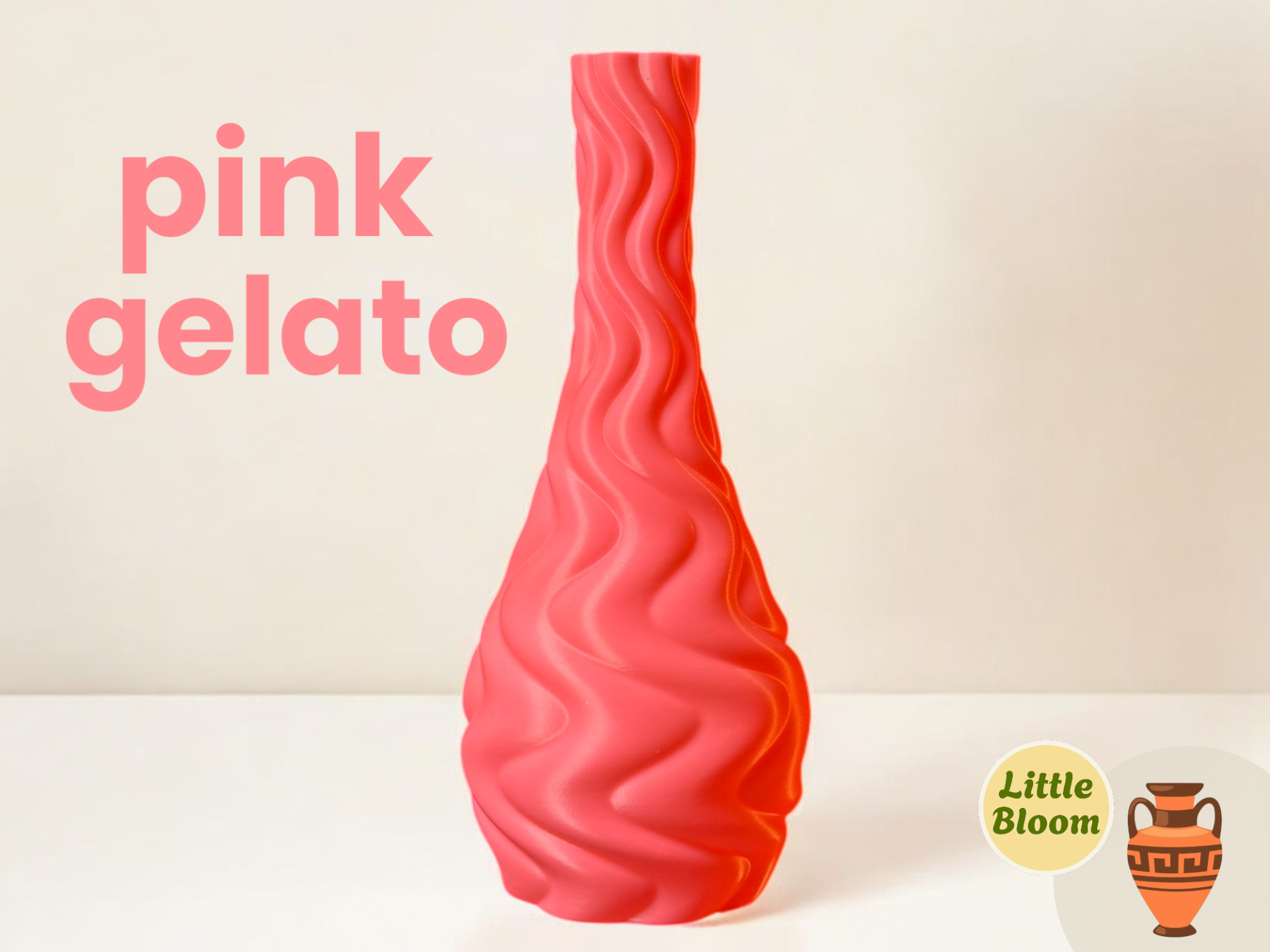 pink gelato · vase