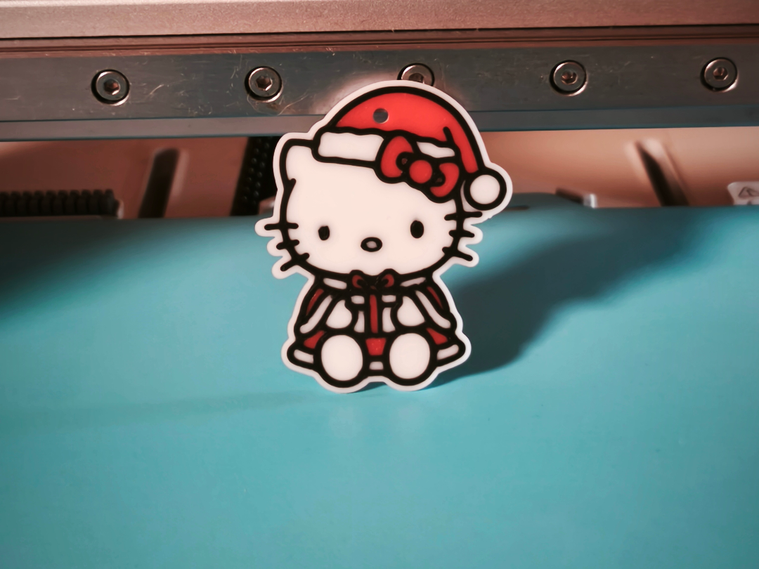 Hello Kitty Christmas Ornament & Keychain