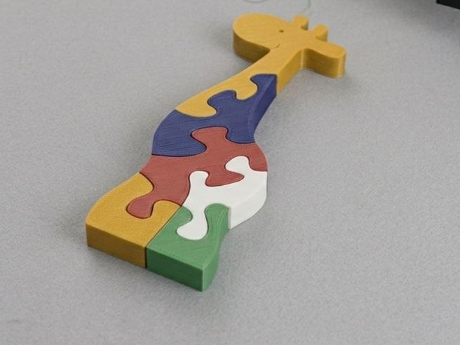 Puzzle Jirafa Zoo de ensueño