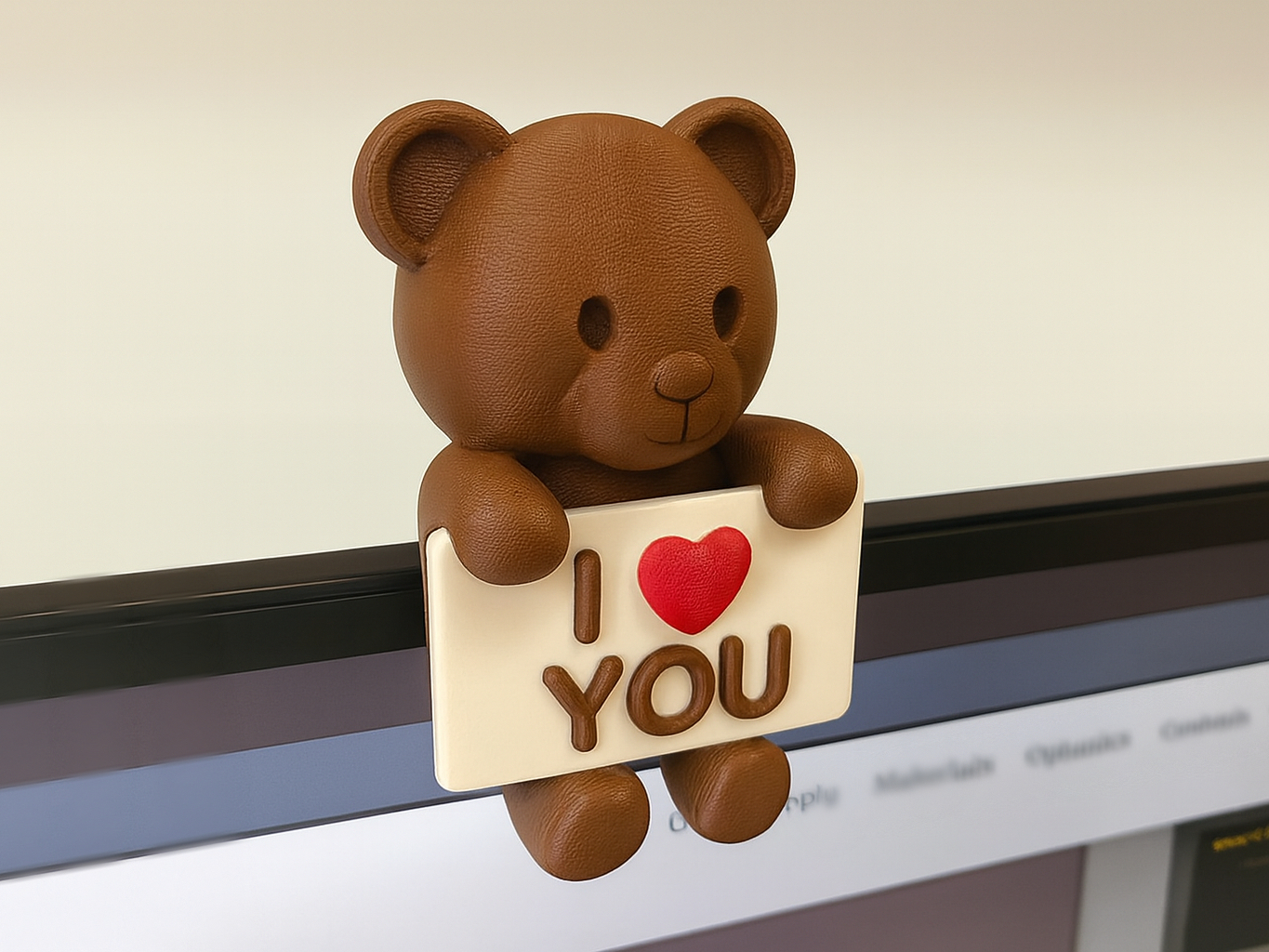 Love Bear - Monitor Buddy