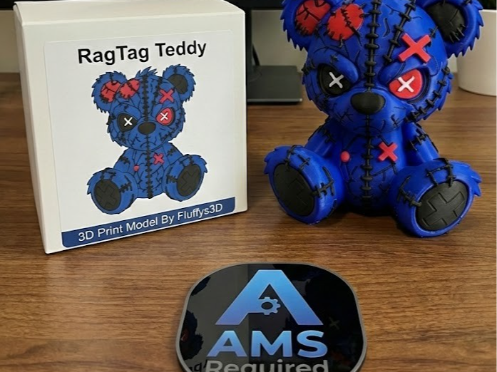 RagTag Teddy - High-Detail Bear