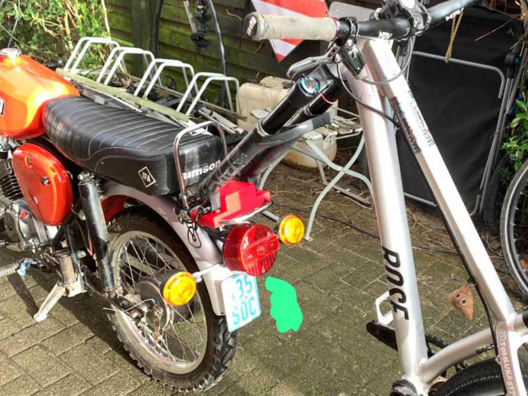 Simson s50 s51 MTB/Fahrad halter anhänger