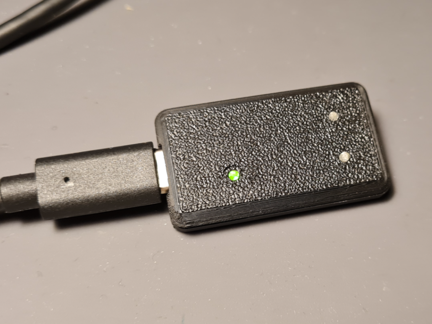 Arduino Pro Micro Case (press fit, w/ LED windows)