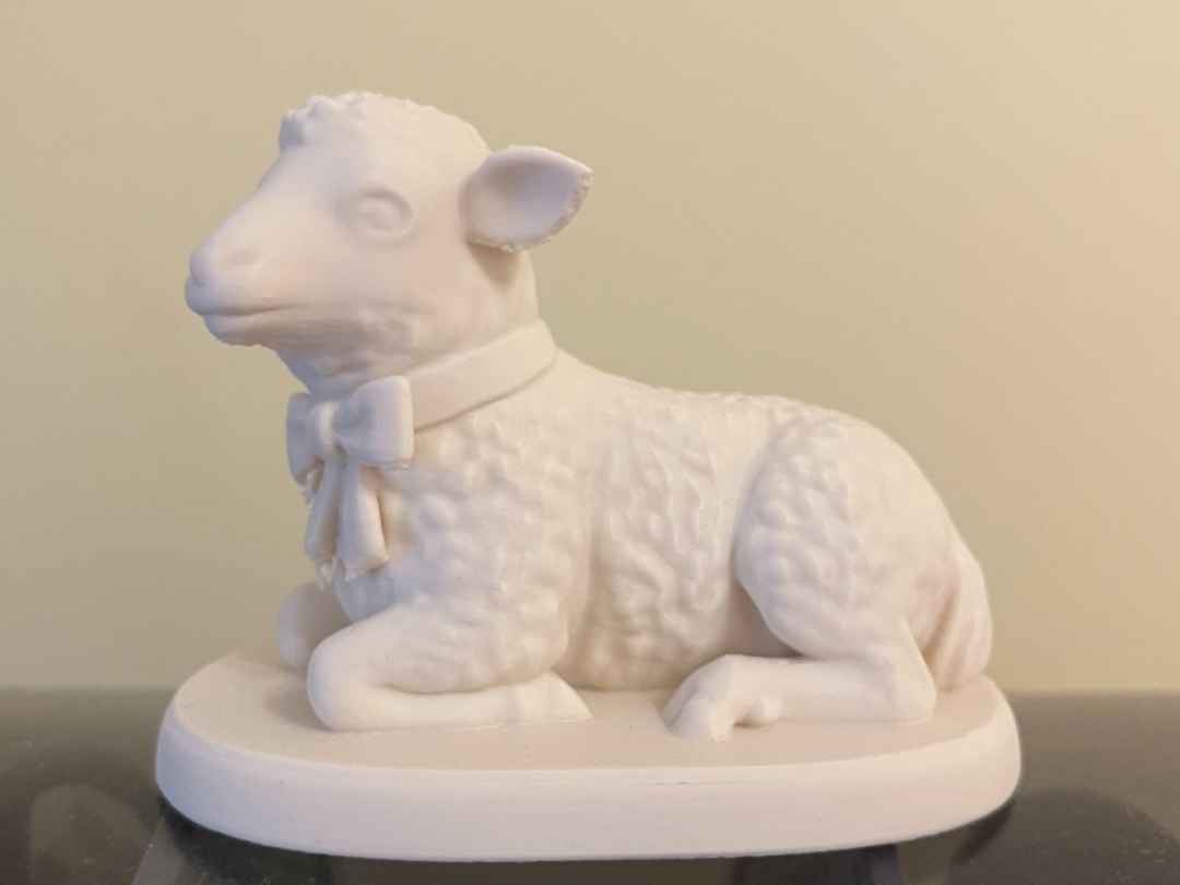 Easter Lamb whitoutflag-Baranek Wielkanocny b.flag