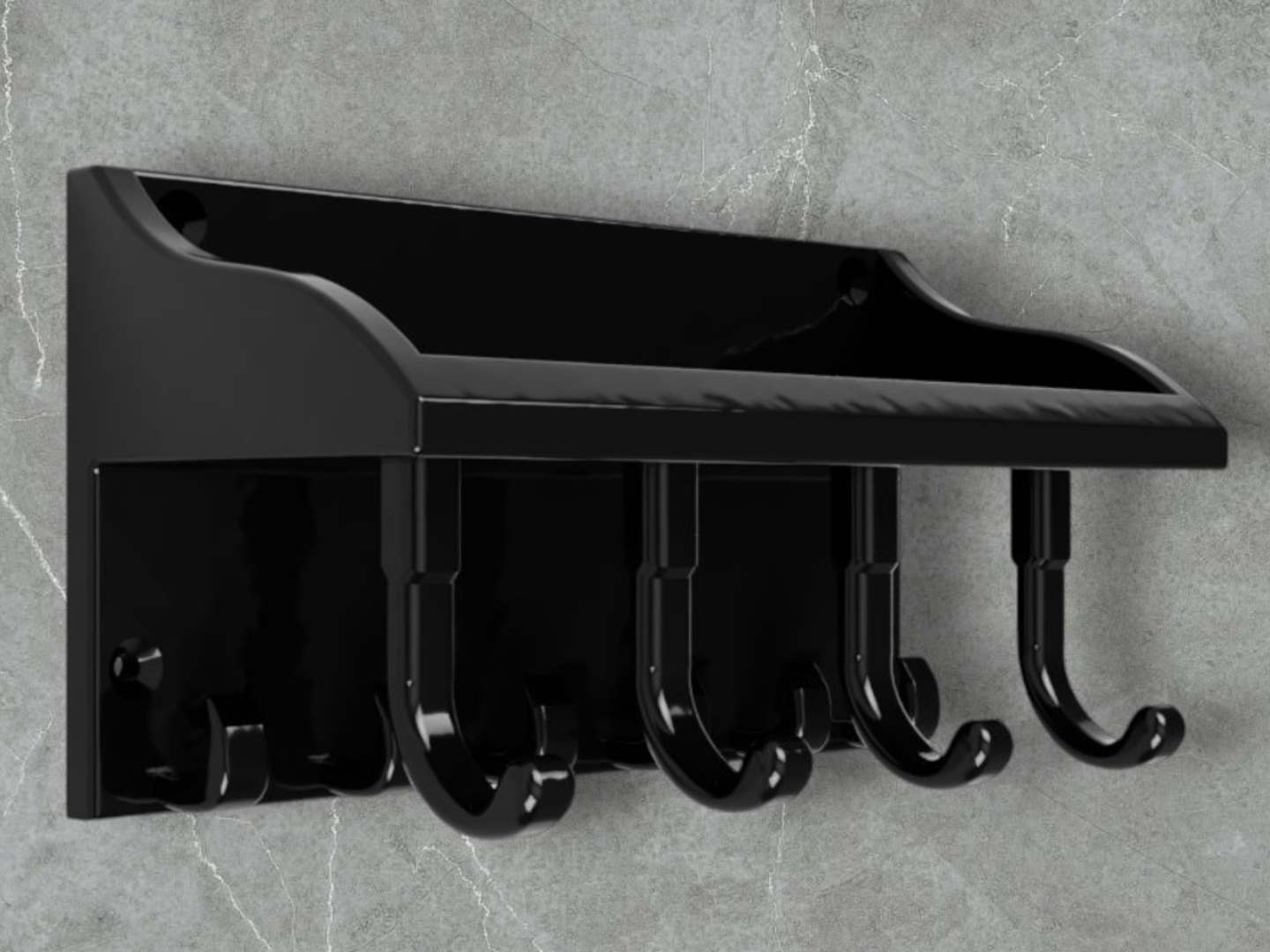 Shelf with hooks for keys (Compatible A1 mini)